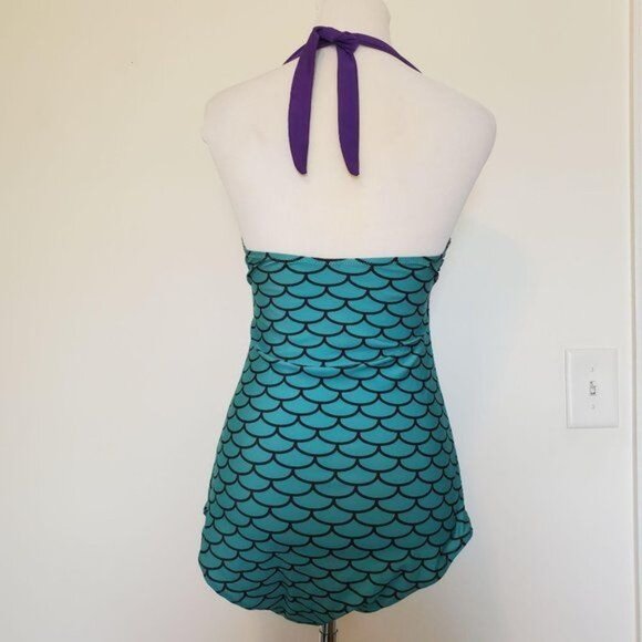1 Piece Mermaid Bathing Suit Swim Swimming Women's WOMAN'S Size Large - Picture 3 of 11